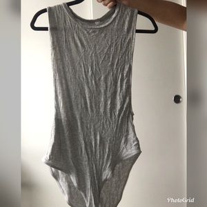 Cotton On grey sleeveless bodysuit